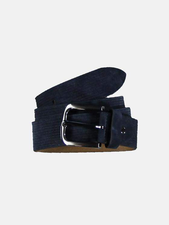 emilio adani Herren Ledergürtel Blau 29494