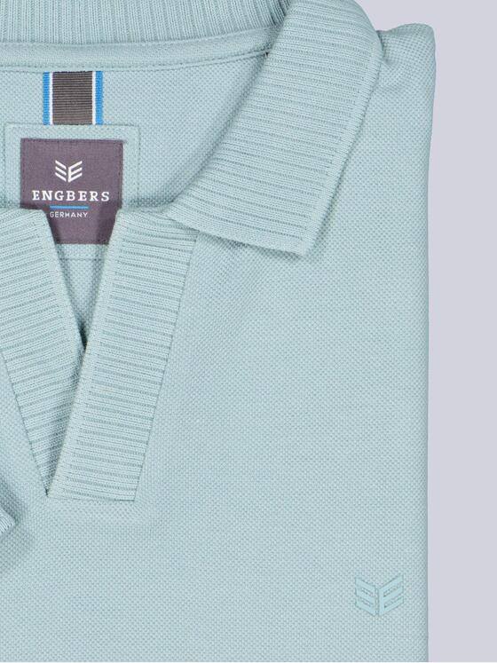 ENGBERS GERMANY Herren Polo-Shirt aus aus edler Baumwolle Tuerkis 38569
