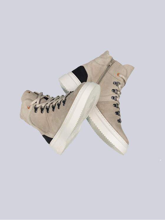 emilio adani Herren Boots mit Reißverschluss Beige 35448