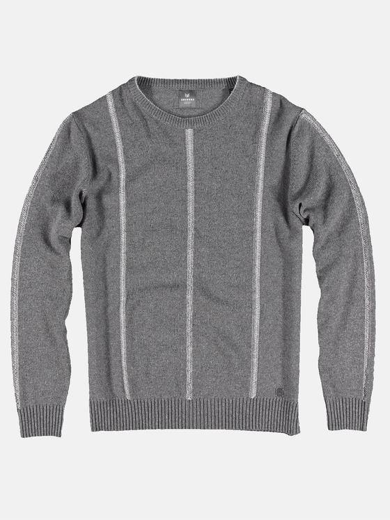 ENGBERS GERMANY Herren Hochwertiger Kaschmirpullover Anthrazit 30927