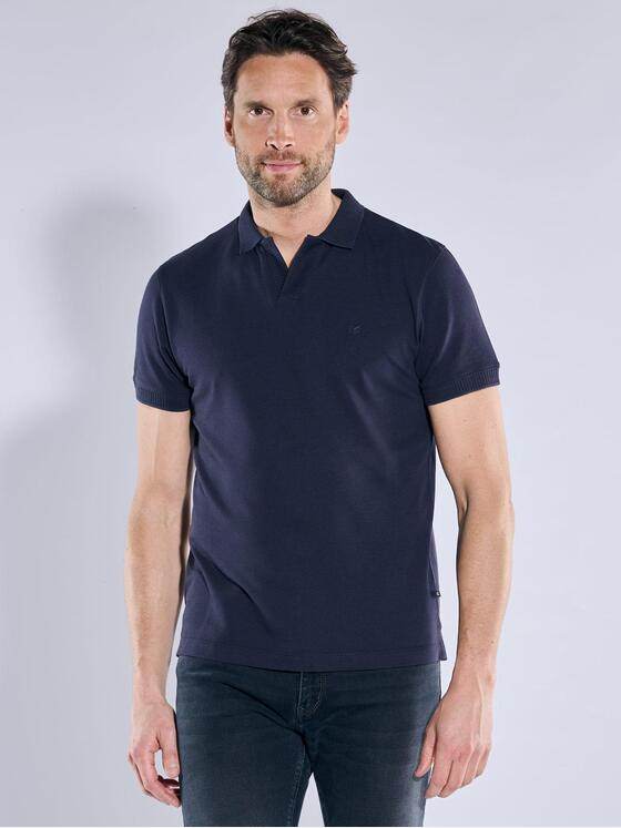 ENGBERS GERMANY Herren Polo-Shirt aus aus edler Baumwolle Saphirblau 38568