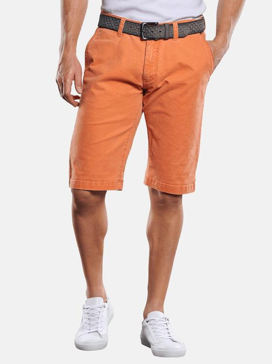 engbers Herren Doppelt gefärbte Shorts mit komfortablem Elasthananteil Mandarinorange 29827