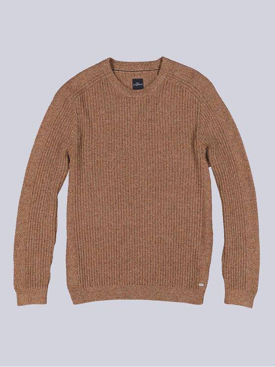 engbers Herren Pullover meliert Orange 36089