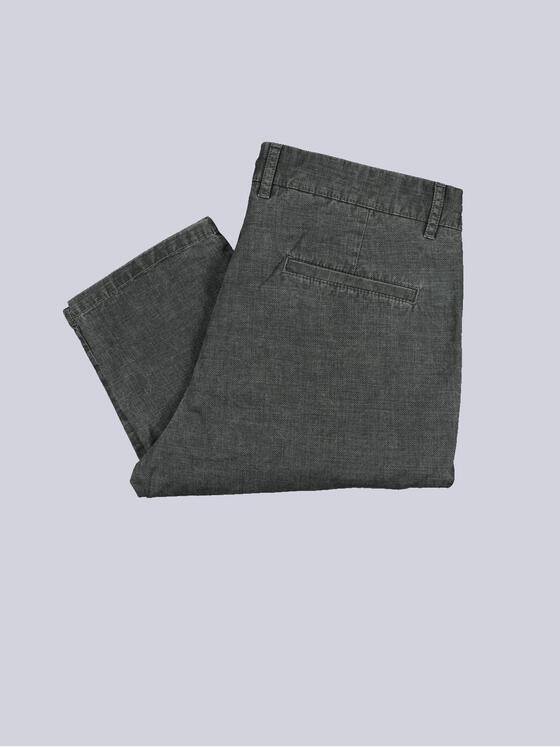 ENGBERS GERMANY Herren Chino mit Tunnelzug Dunkelgrau 34655