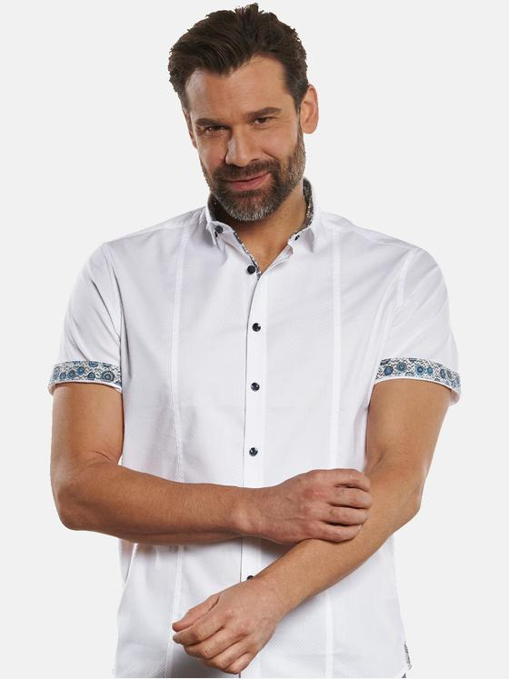 engbers Herren Kurzarm-Hemd "My Favorite" Weiß 32810