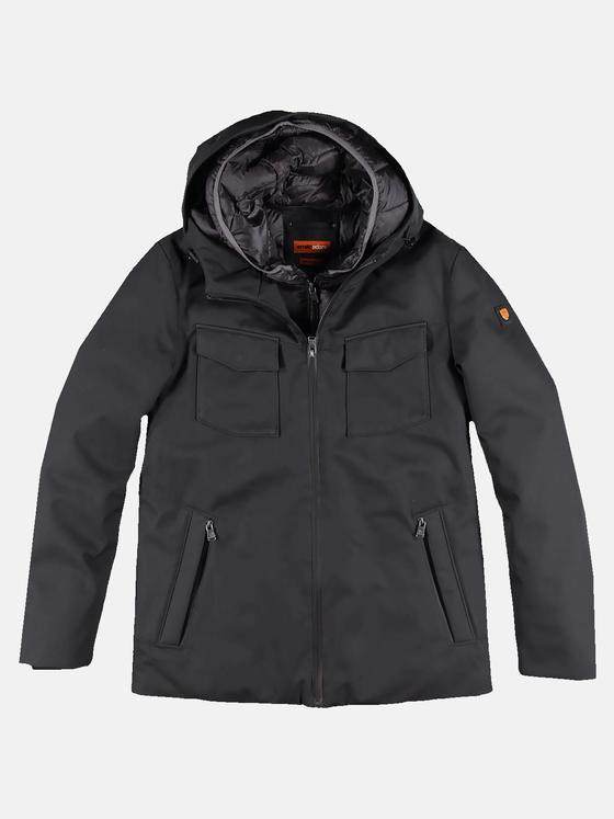 emilio adani Herren Jacke mit Sorona® Füllung Schwarz 30155