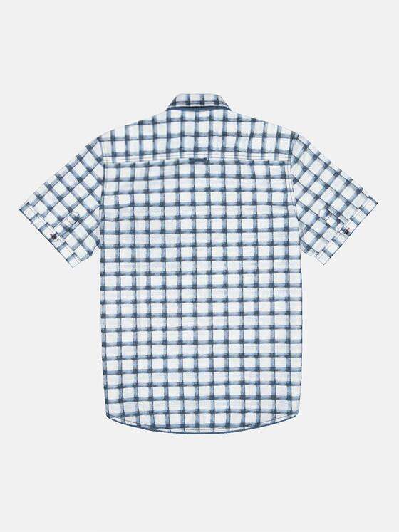 engbers Herren Kurzarm-Hemd kariert Blau 34355