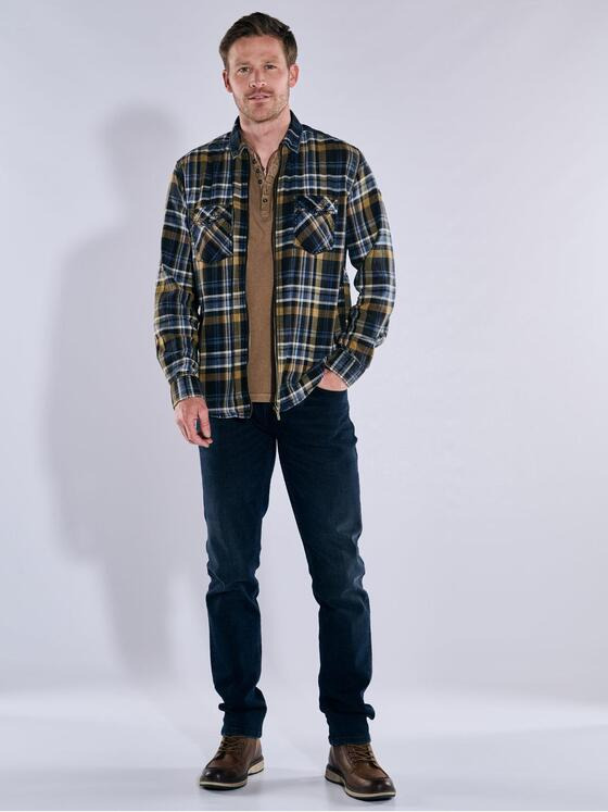 engbers Herren Overshirt kariert Braun 37268
