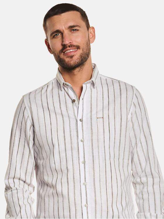 emilio adani Herren Hemd aus Bio-Baumwolle Grau 32979