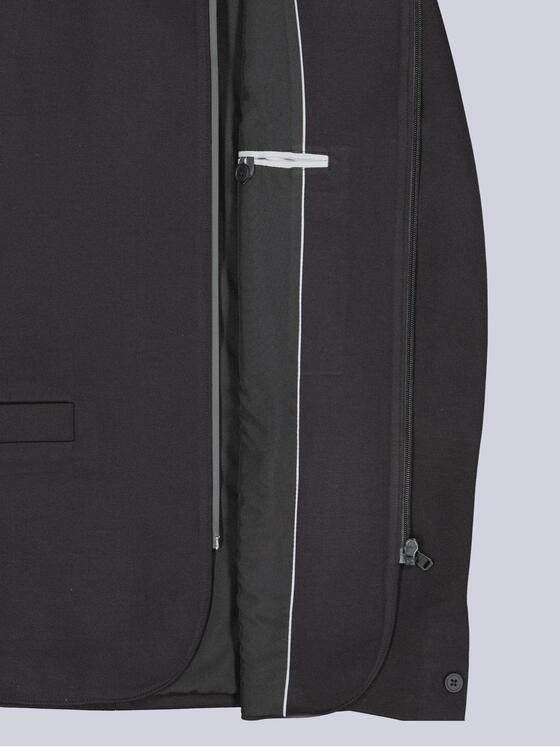 emilio adani Herren Anzug-Sakko slim fit Schwarz 39150
