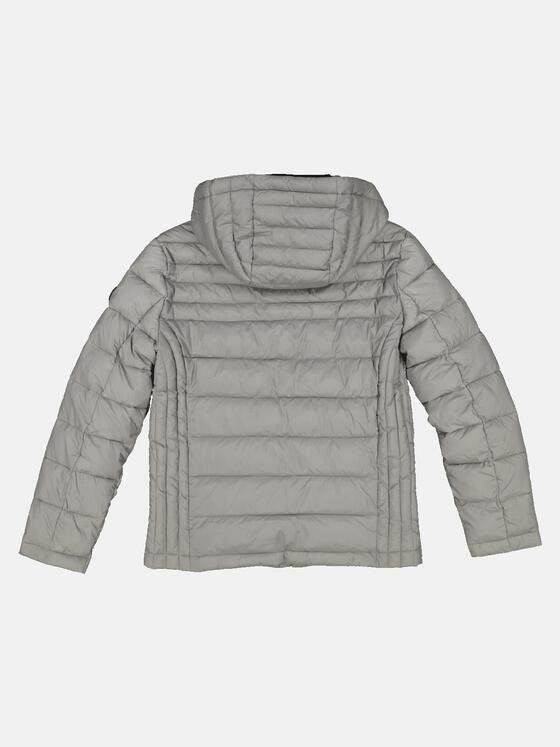 engbers Herren Steppjacke mit abnehmbarer Kapuze Kieselgrau 33302