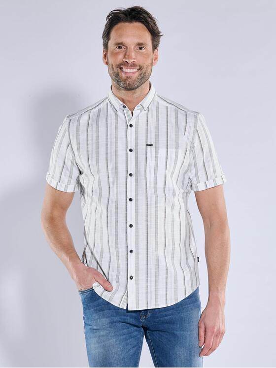 engbers Herren Kurzarm-Hemd gemustert Hellgruen 38581