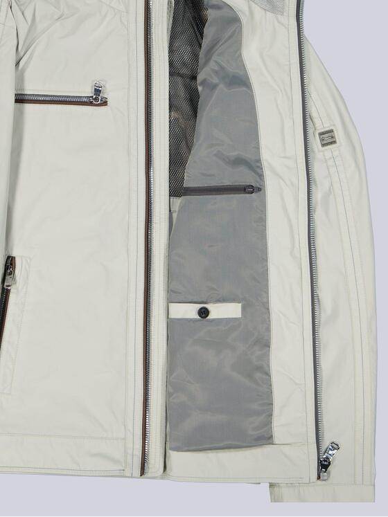 engbers Herren Blouson-Jacke mit Kontrastdetails Naturweiss 38366