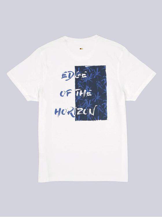 emilio adani Herren T-Shirt uni Weiß 38959