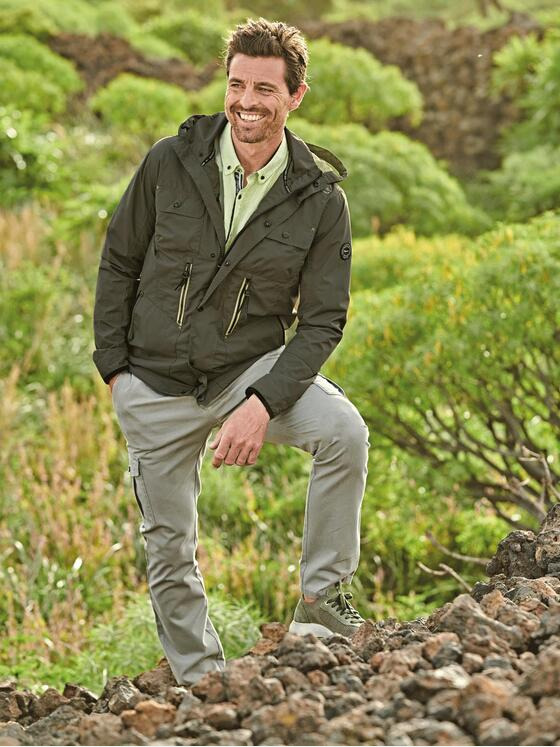 engbers Herren Funktionsjacke mit abnehmbarer Kapuze Grün 34437
