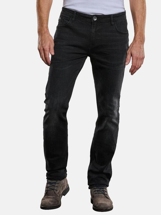 engbers Herren Jeans 5-Pocket Superstretch Schwarz 34099