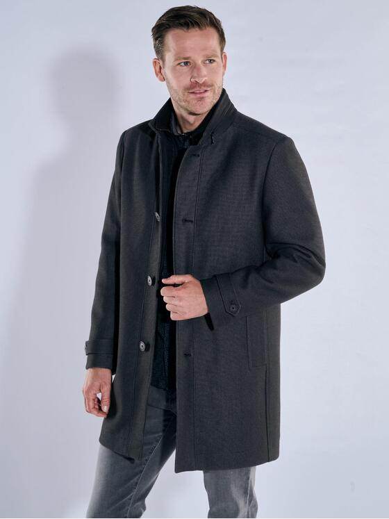 engbers Herren Mantel mit heraustrennbarem Inlet Anthrazit 39406