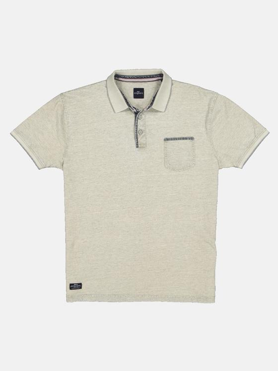 engbers Herren Polo-Shirt gestreift Weiß 33138