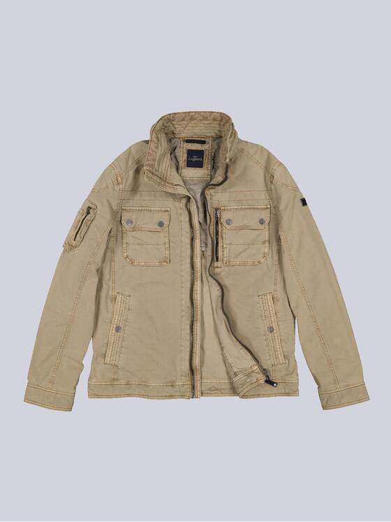 engbers Herren Baumwoll-Jacke mit Brusttaschen Hellbraun 36175