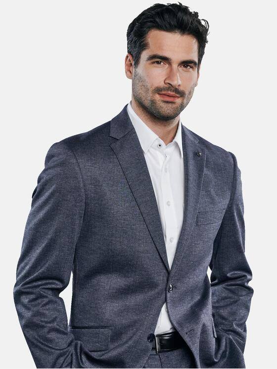engbers Herren Anzug-Sakko kariert Blau 31819