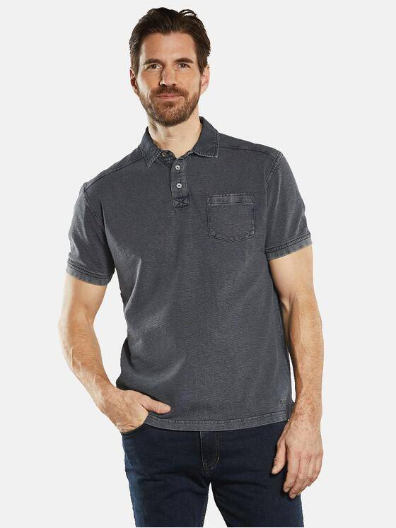 engbers Herren Polo-Shirt aus Baumwolle Blau 34540