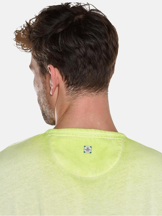 ENGBERS GERMANY Herren T-Shirt Rundhals Limonengelb 33105