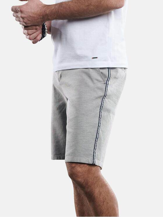 emilio adani Herren Modische Jersey Bermuda Grau 29849