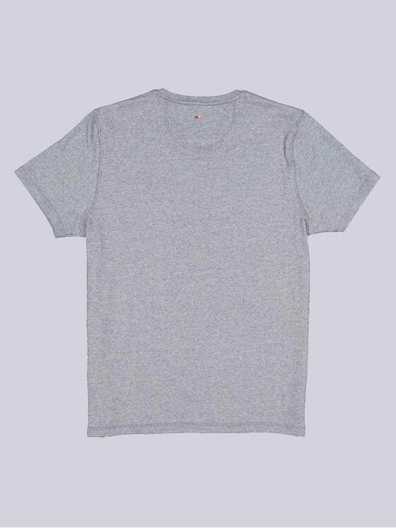emilio adani Herren T-Shirt Rundhals Grau 33349