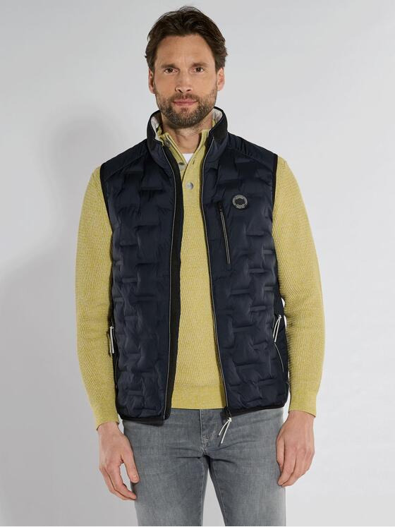 engbers Herren Steppweste regular Blau 36171