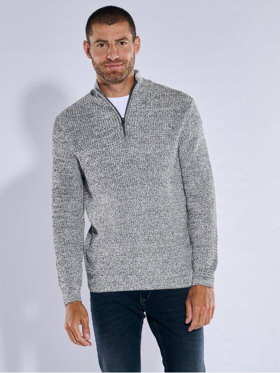 engbers Herren Pullover mit Troyerkragen Schwarz 37618