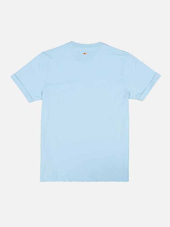 emilio adani Herren T-Shirt uni Blau 36177