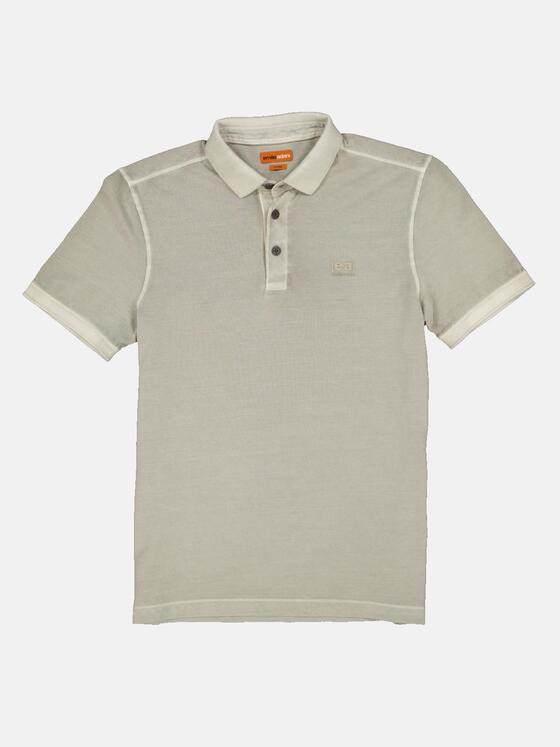 emilio adani Herren Polo-Shirt slim fit Beige 35019