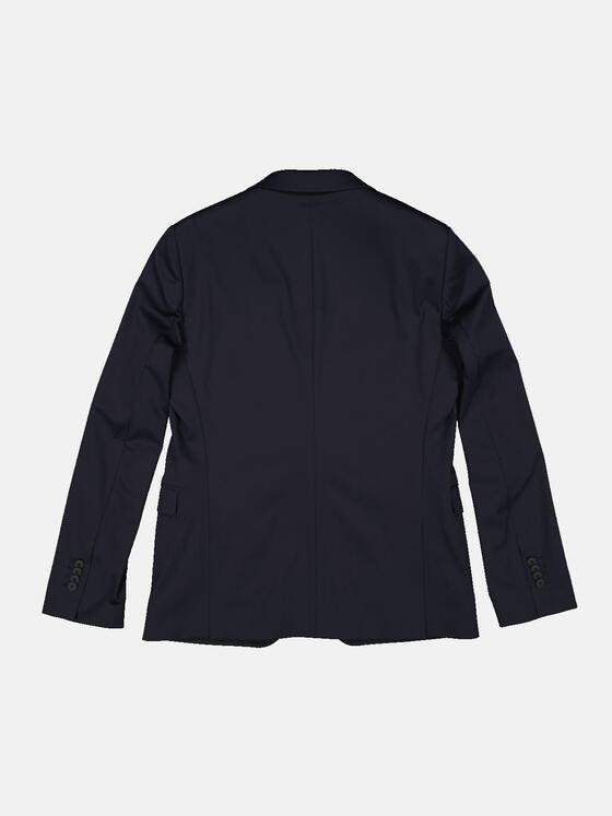 emilio adani Herren Anzug-Sakko slim fit Blau 34580