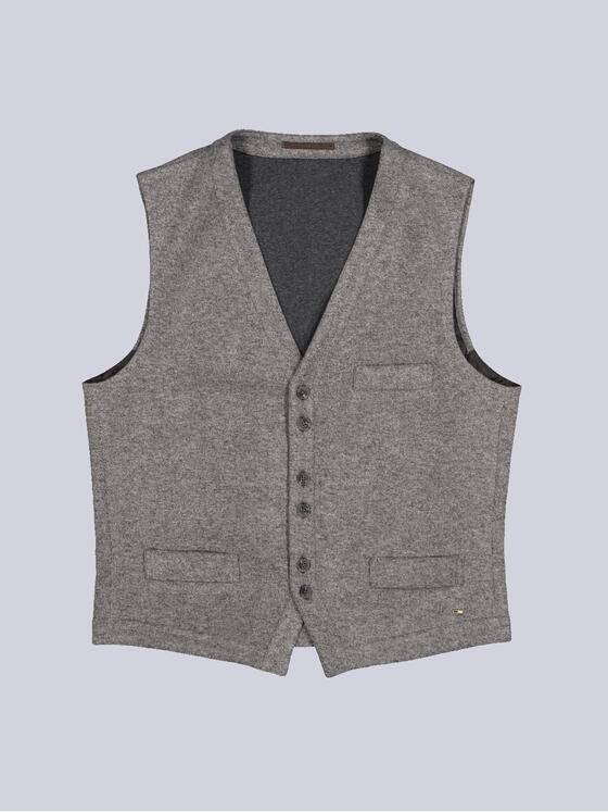 emilio adani Herren Sakko-Weste slim fit Braun 35572