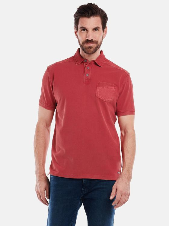 engbers Herren Polo-Shirt regular Signalrot 35069