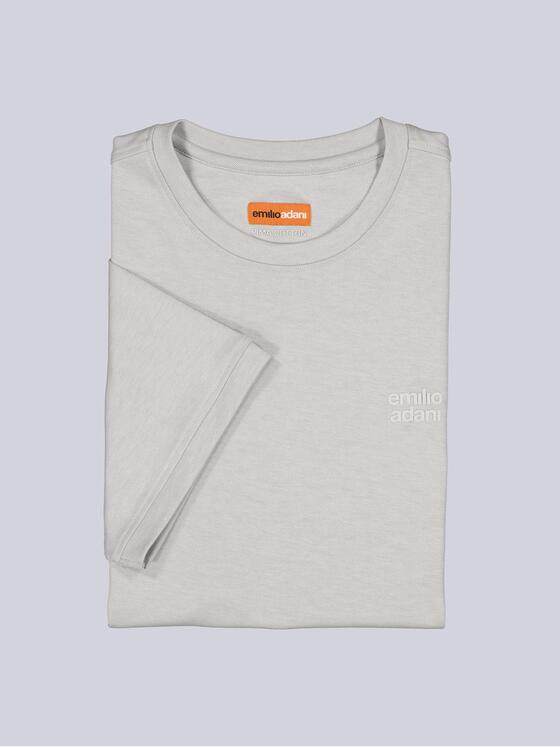 emilio adani Herren T-Shirt uni Beige 39166