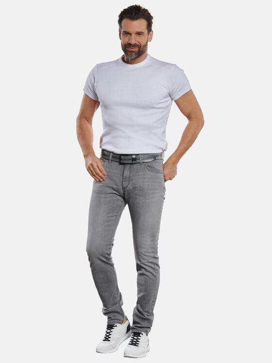 engbers Herren Jeans 5-Pocket Superstretch Grau 32653