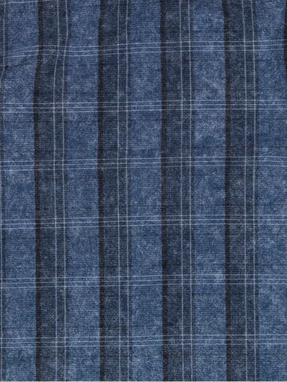 engbers Herren Langarm-Hemd kariert Blau 34189