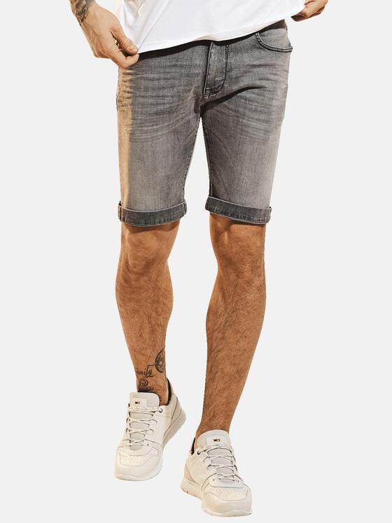 emilio adani Herren Bermuda im Vintage-Design Grau 31621