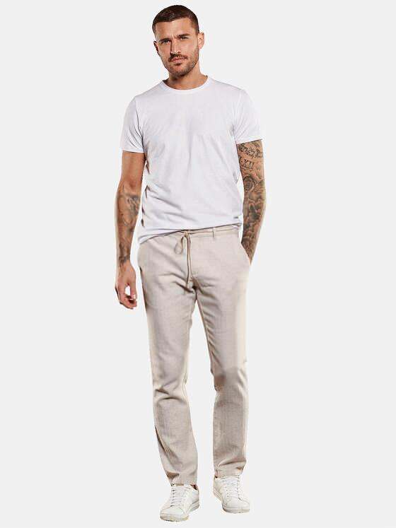 emilio adani Herren Chino regular Beige 35013