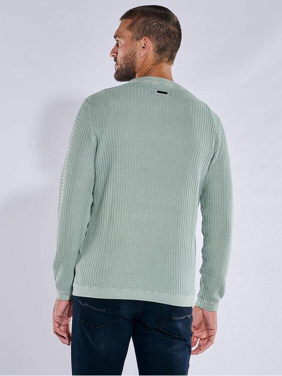 emilio adani Herren Pullover strukturiert Türkis 38132