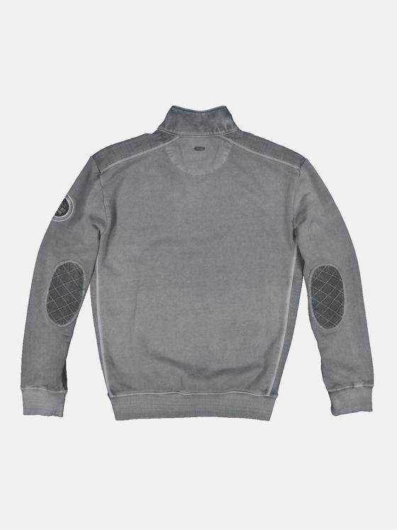 engbers Herren Sweatshirt mit Stehkragen Grau 34142