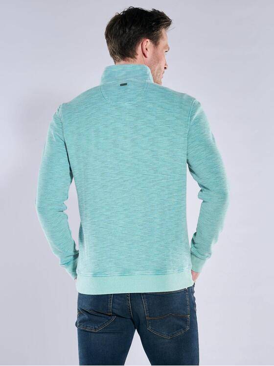 engbers Herren Sweatshirt Stehbund Tuerkis 39943