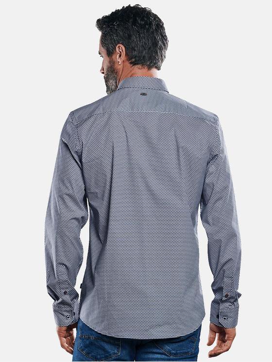 engbers Herren Hemd langarm Blau 30874