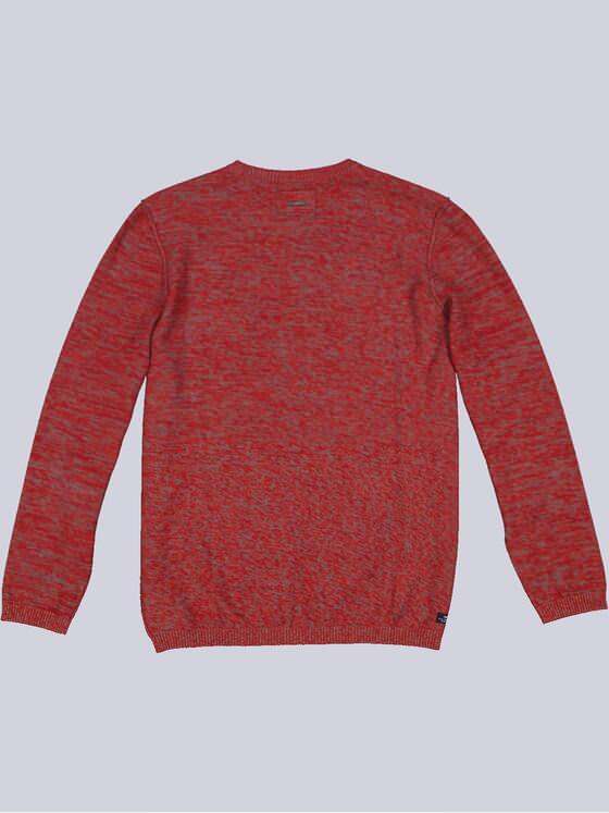 engbers Herren Pullover meliert Feuerrot 33939
