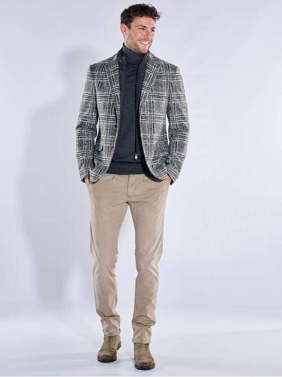 emilio adani Herren Sakko mit heraustrennbarm Inlet Silbergrau 39390