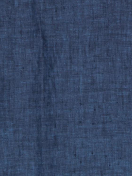 engbers Herren Kurzarm-Hemd aus Leinen Saphirblau 33068