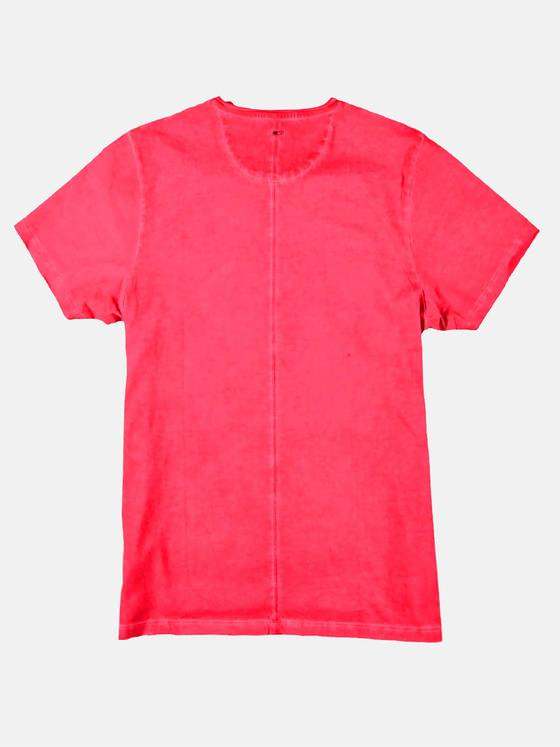 emilio adani Herren Rundhals T-Shirt Violett 27788