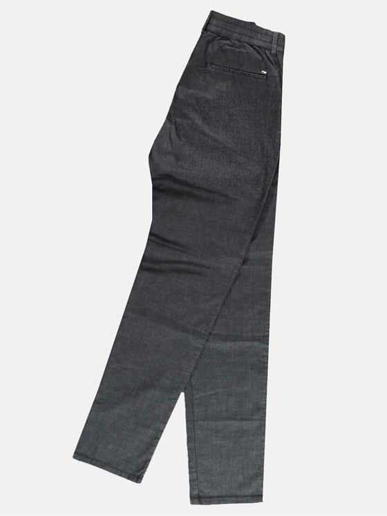 emilio adani Herren sportive Chino in dezenter Zweifarbigkeit Schwarz 29262