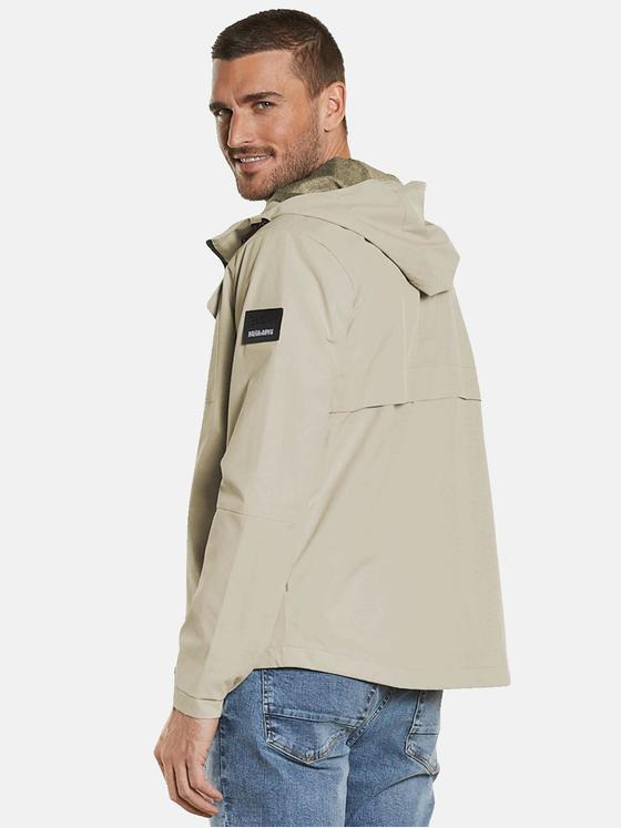 emilio adani Herren Übergangsjacke mit Kapuze Beige 34455